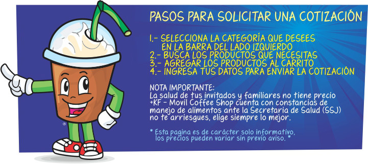 Barra de café 70 pzas