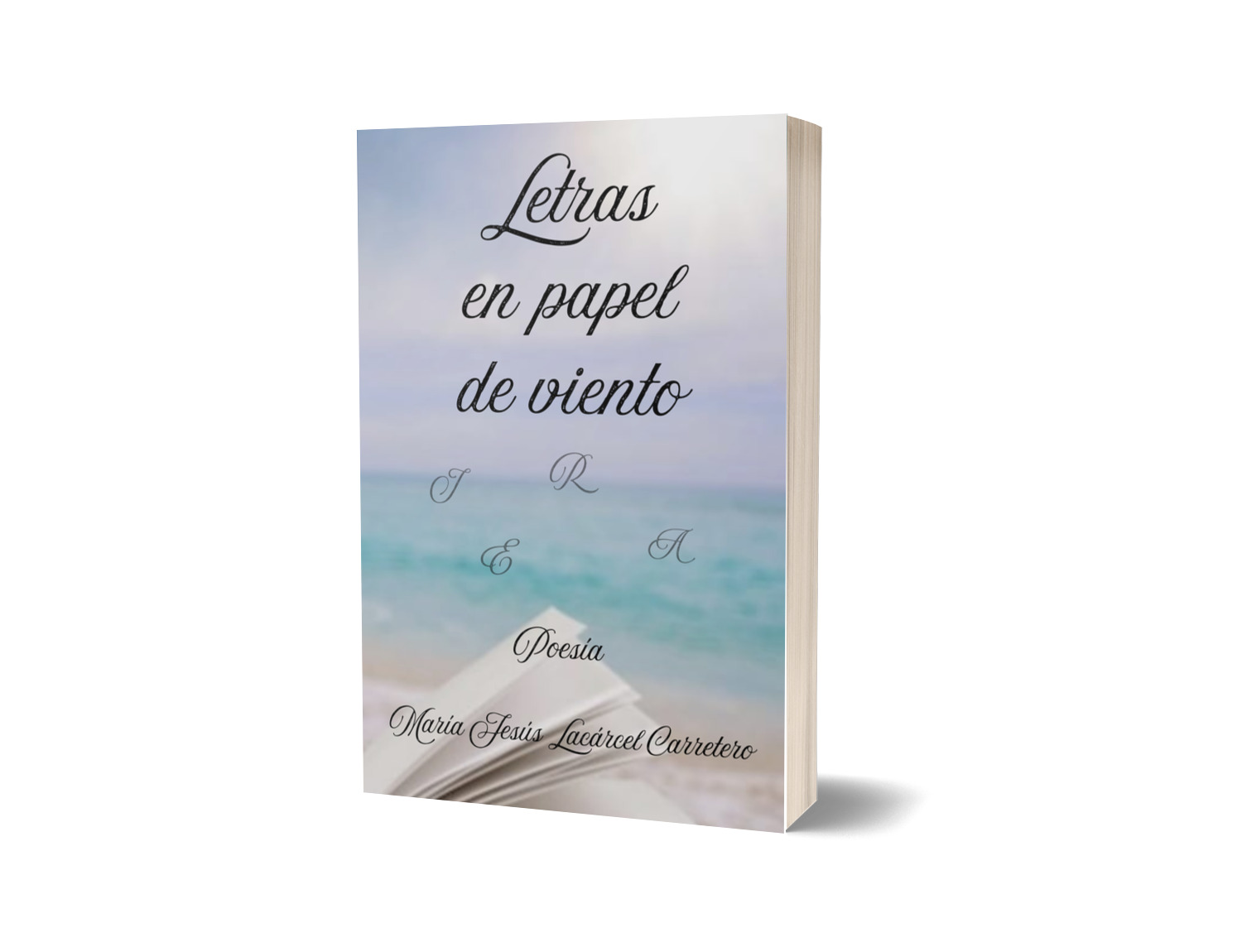 Letras en papel de viento