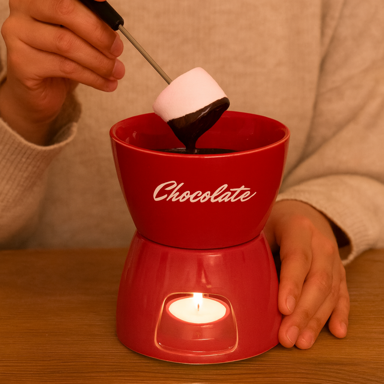 Šokolado fondiu rinkinys