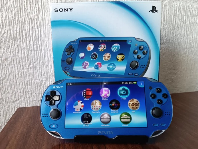PlayStation Vita FAT Azul Seminueva – Edición Completa