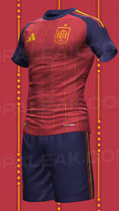 La camiseta de local de la selección española de fútbol para la Copa Mundial de la FIFA 2026, fabricada por Adidas.