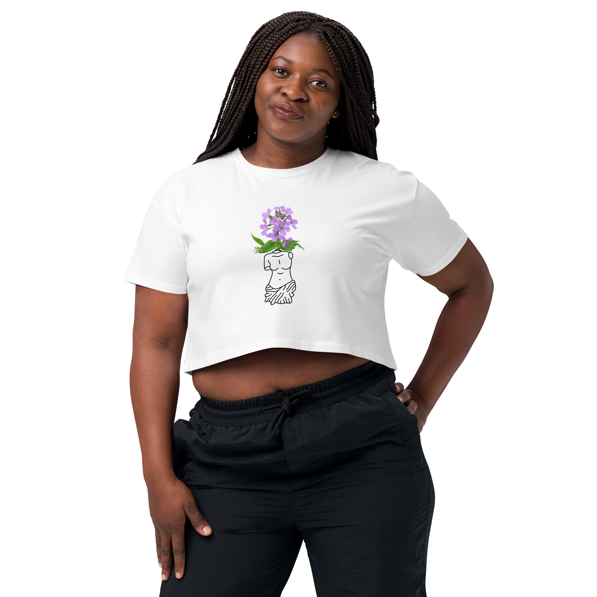 Women's cropped shirt