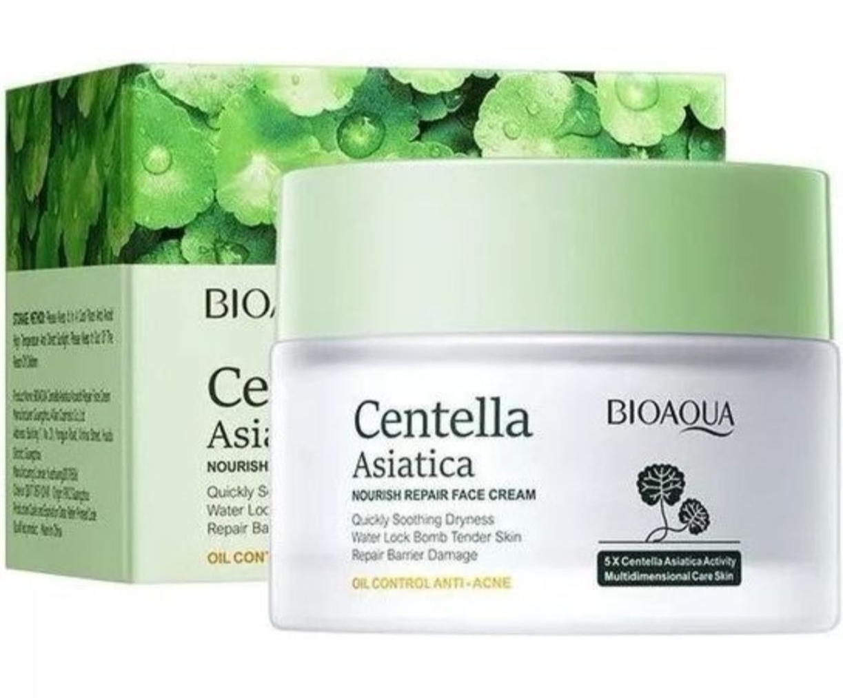 Crema facial centella asiática Bioaqua 