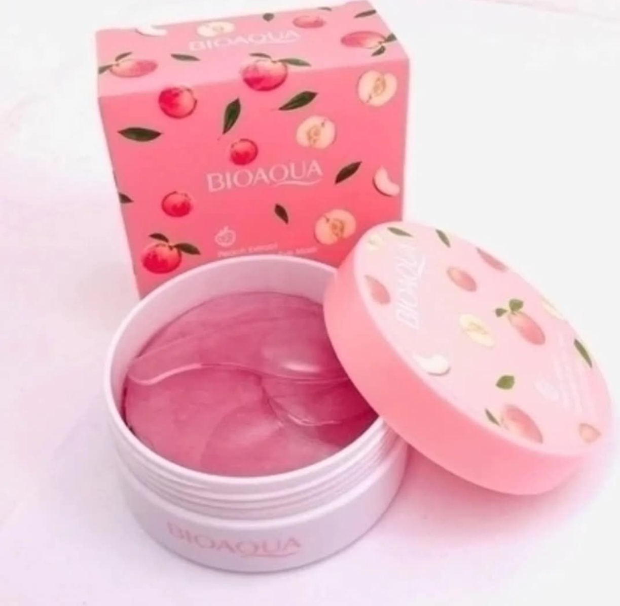 Parches de ojeras durazno Bioaqua 