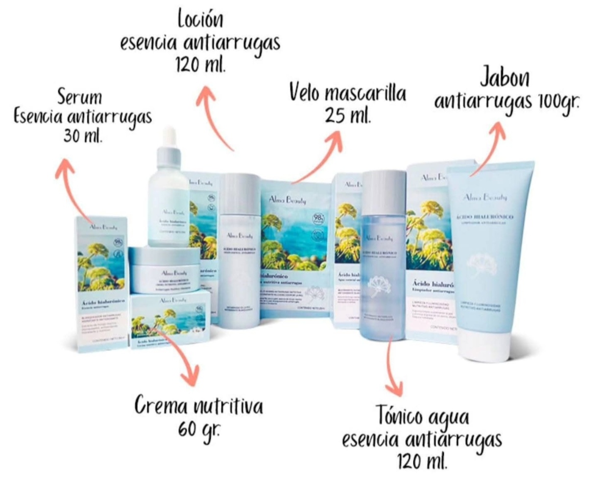 Kit 6 en 1 alma beauty / todo tipo de piel imperfecciones 