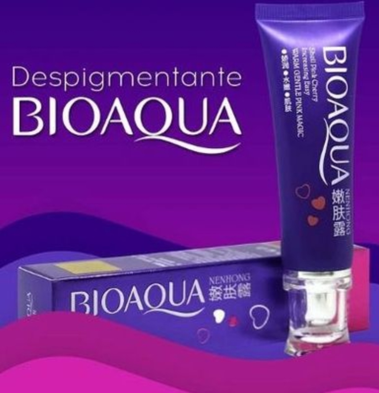 Crema aclarante despigmentante Bioaqua 