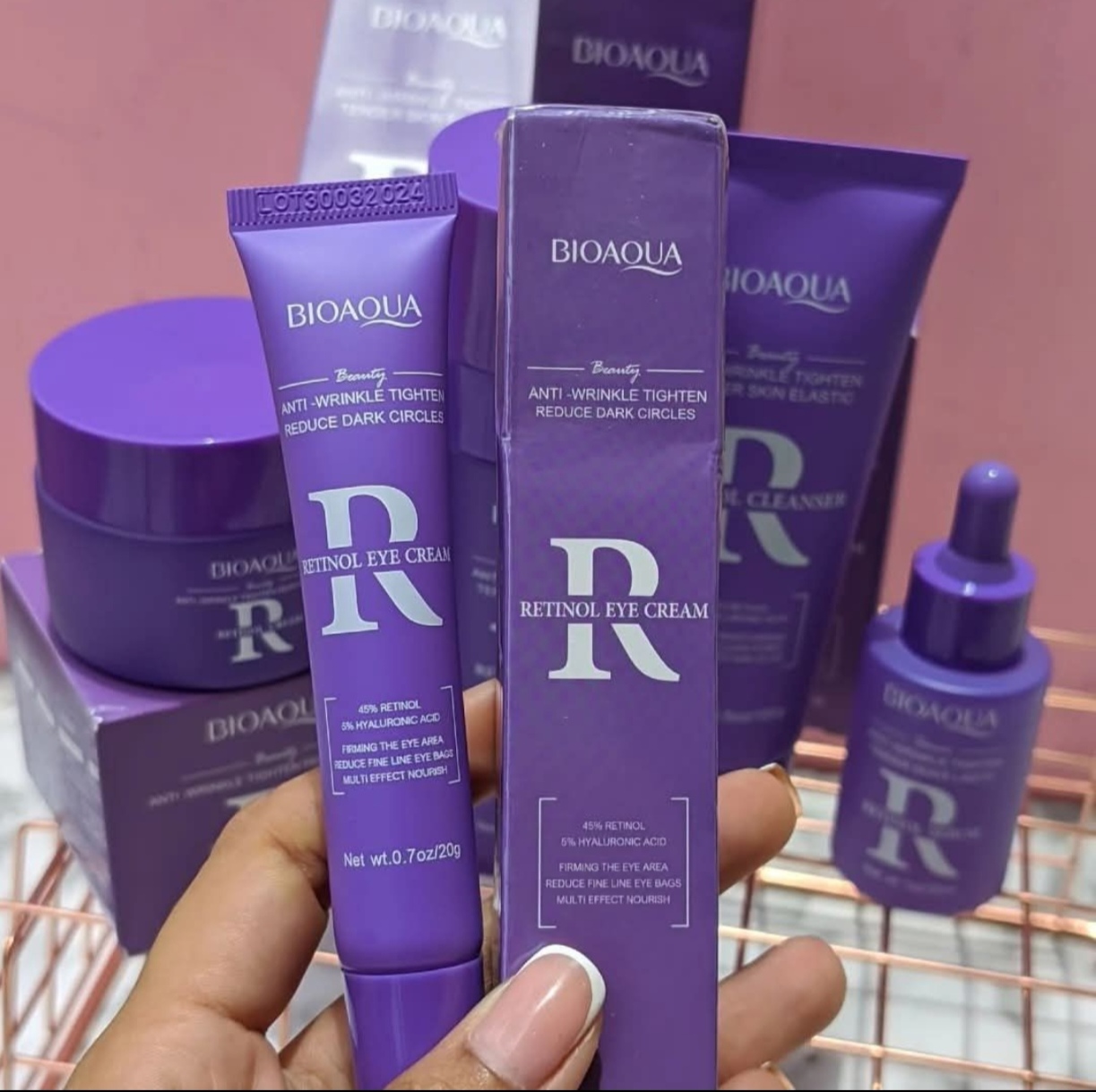 Contorno de ojos retinol Bioaqua 