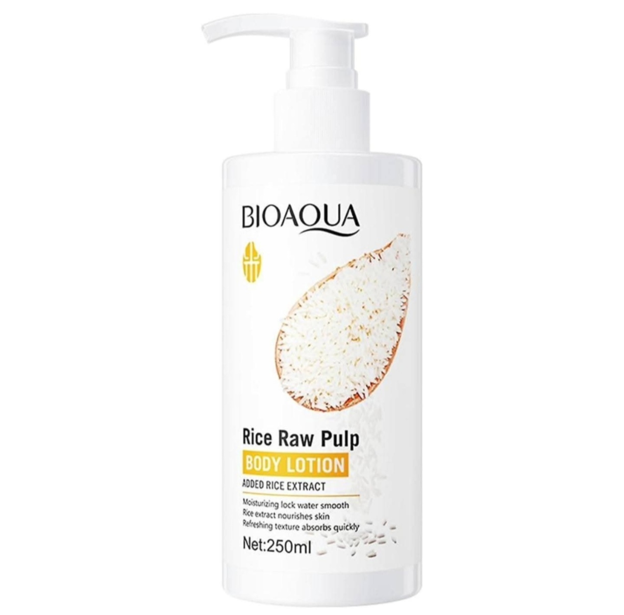 Crema corporal de arroz Bioaqua 