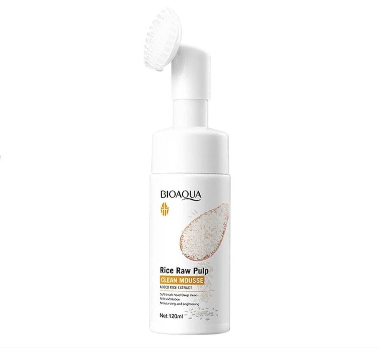 Limpiador facial espumoso de arroz Bioaqua 
