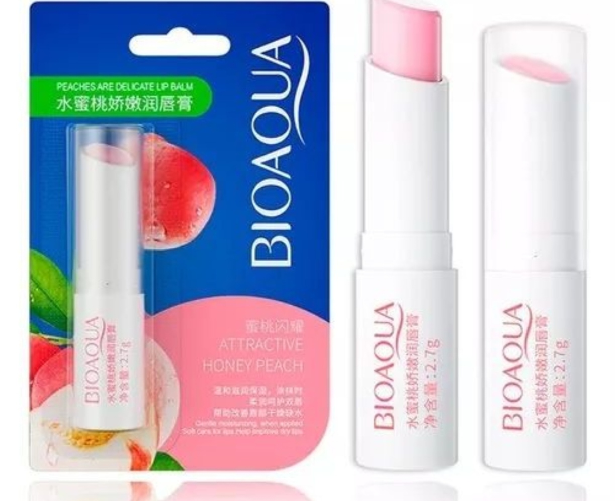 Bálsamo hidratante de labios durazno 