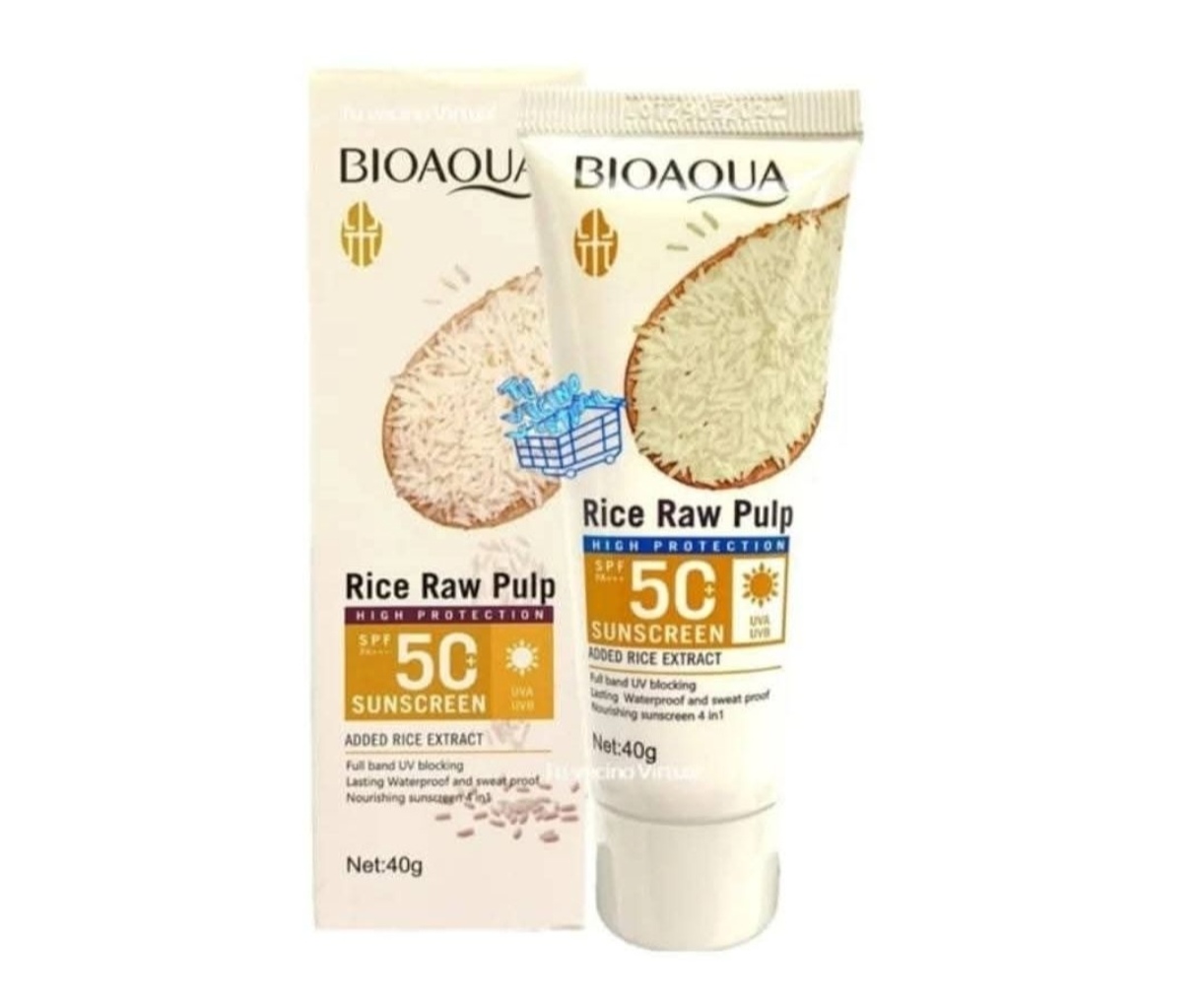 Bloqueador solar en crema