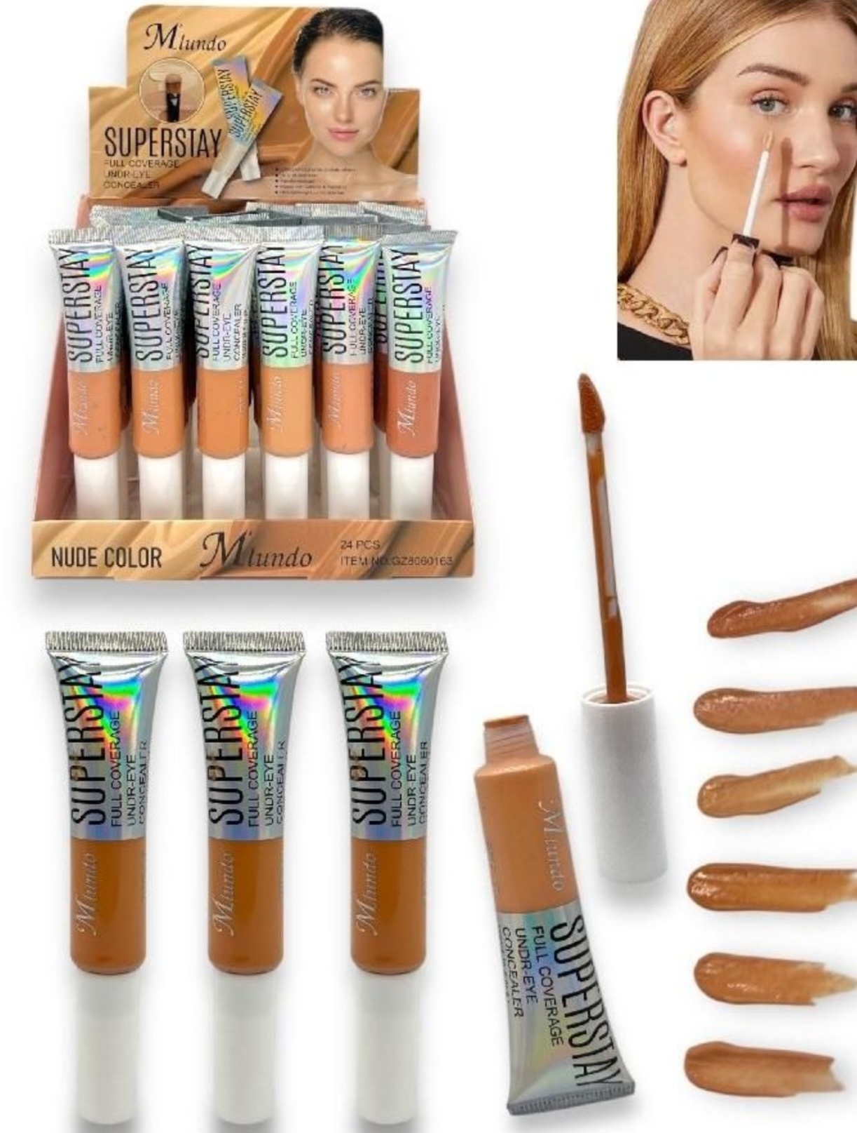 Corrector líquido de alta cobertura M'lundo