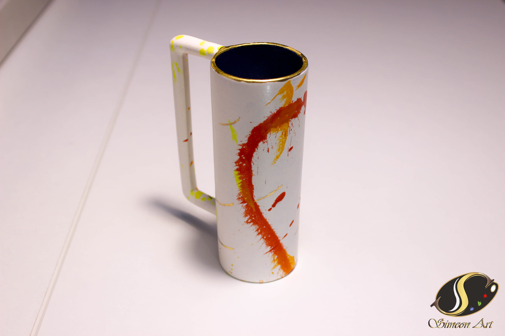 Hand-Painted Ceramic Mug
