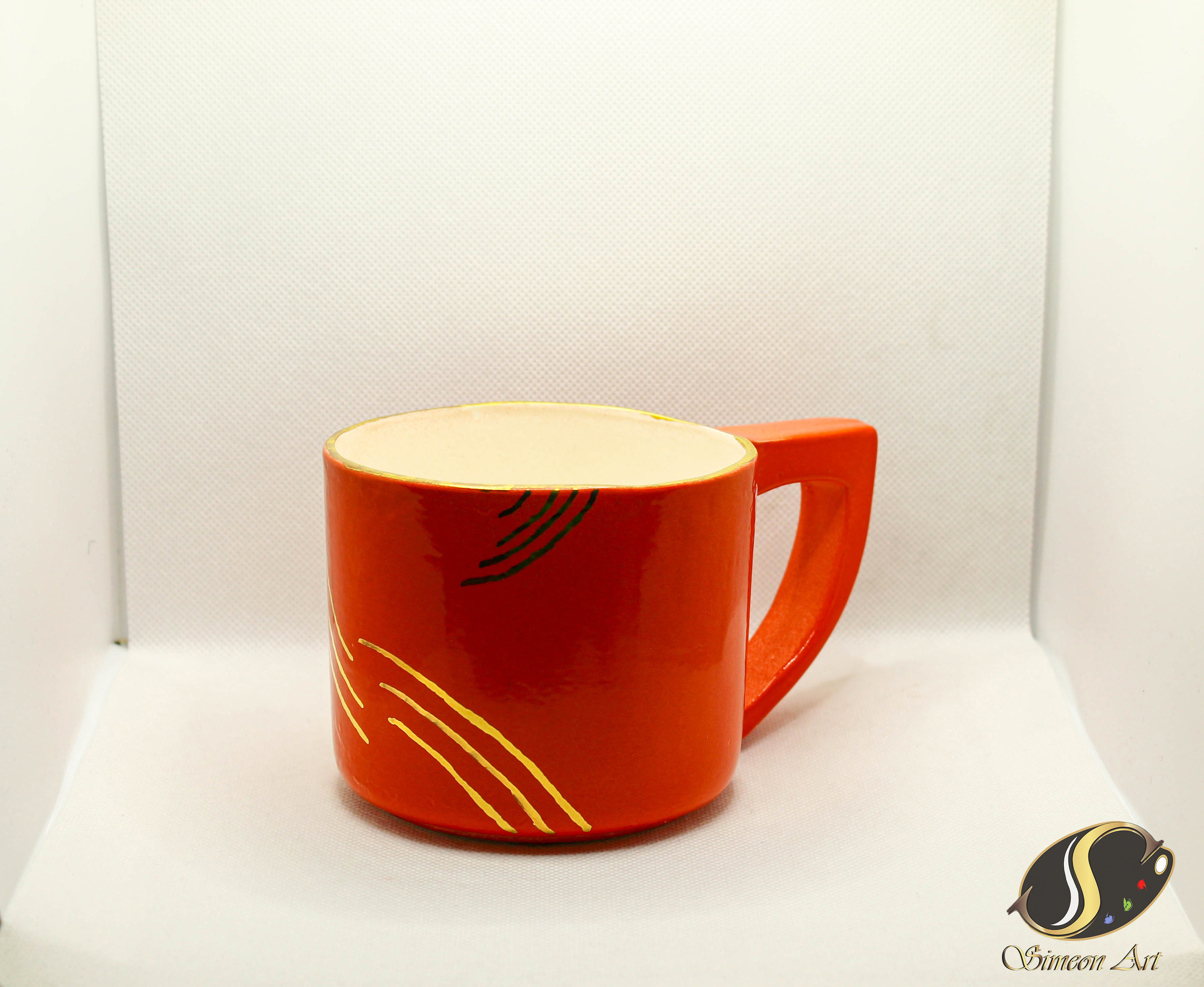 Red Ceramic Coffee Mug