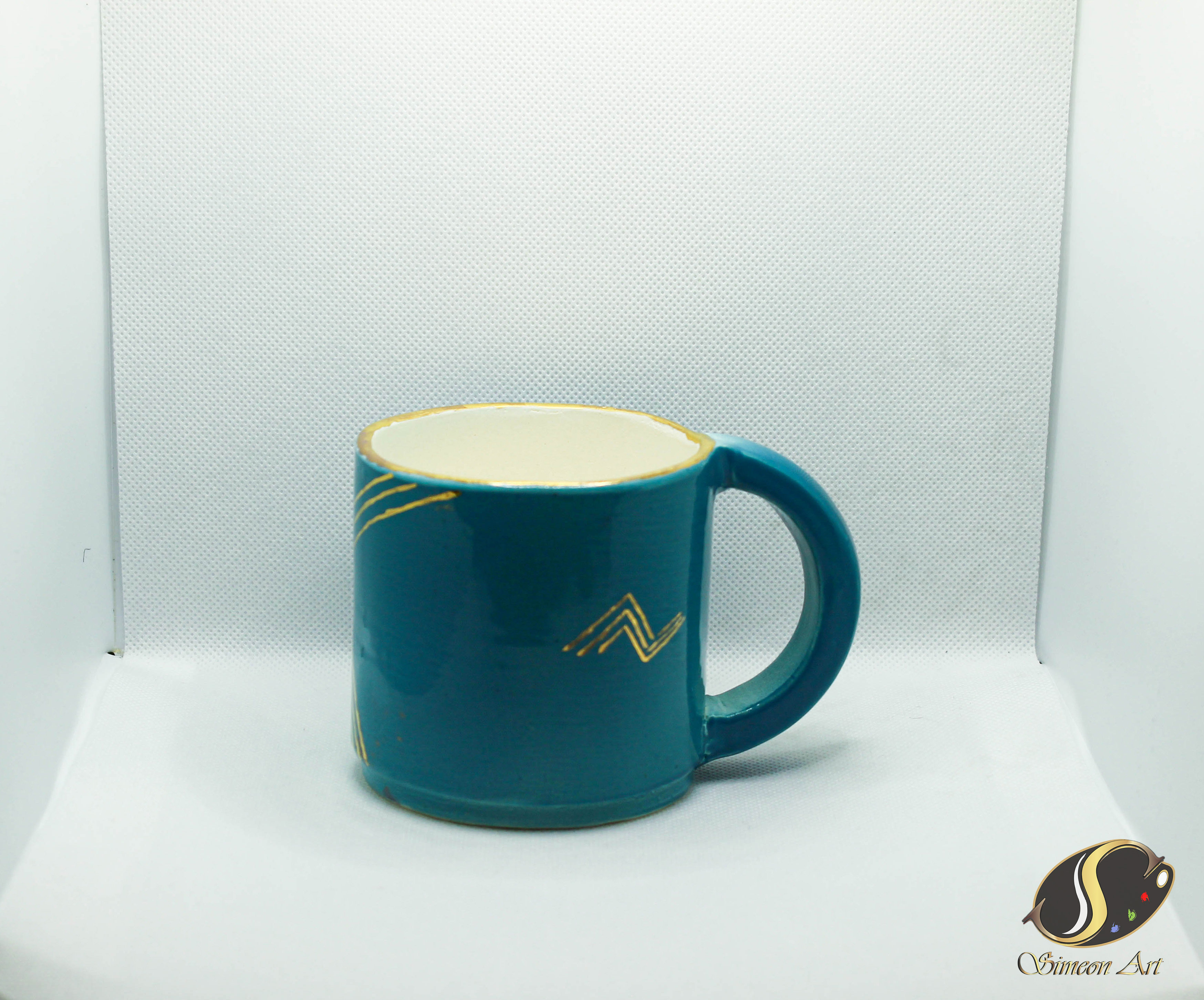 Handcrafted Laguna Blue Ceramic Pot