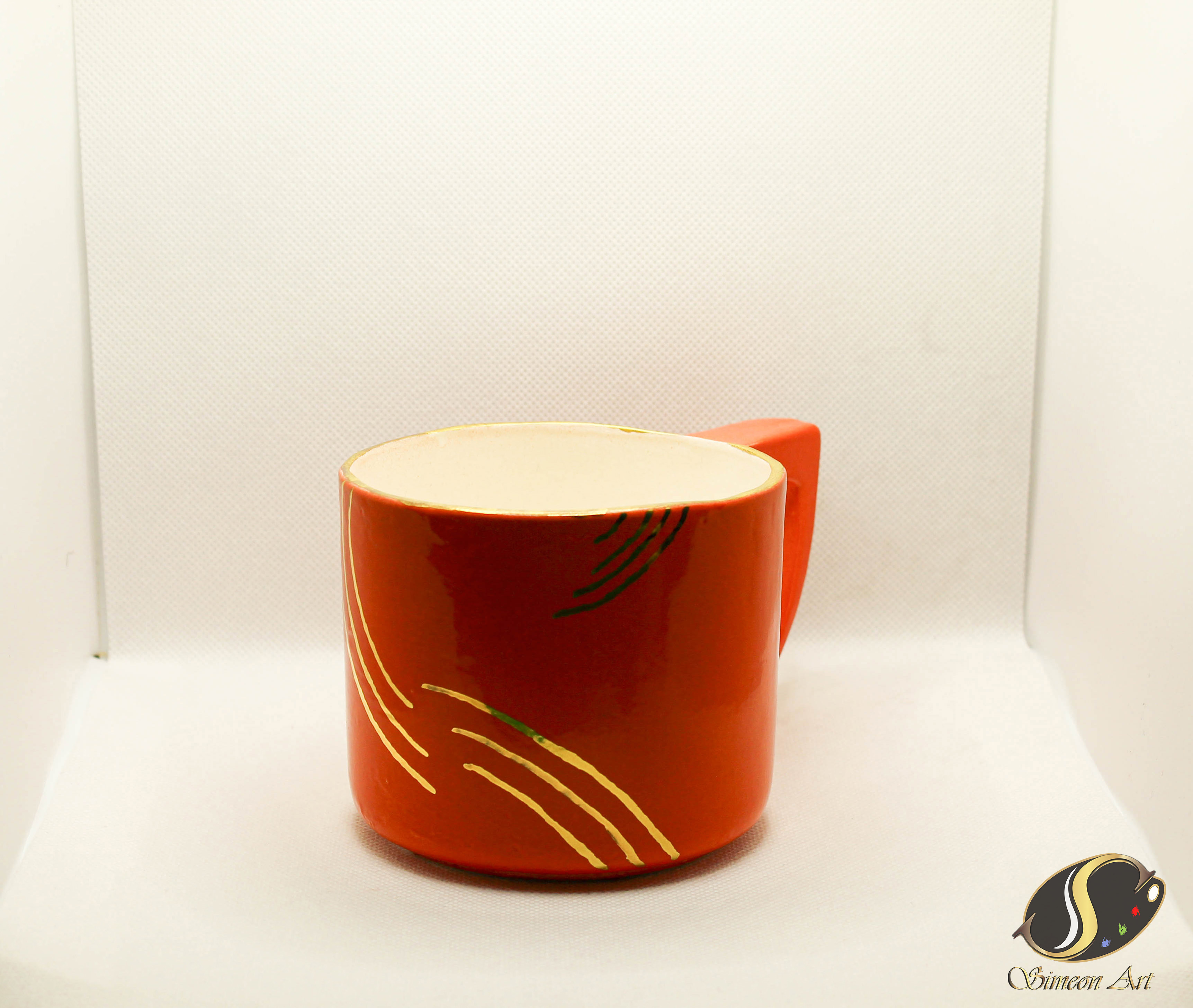 Red Ceramic Coffee Mug