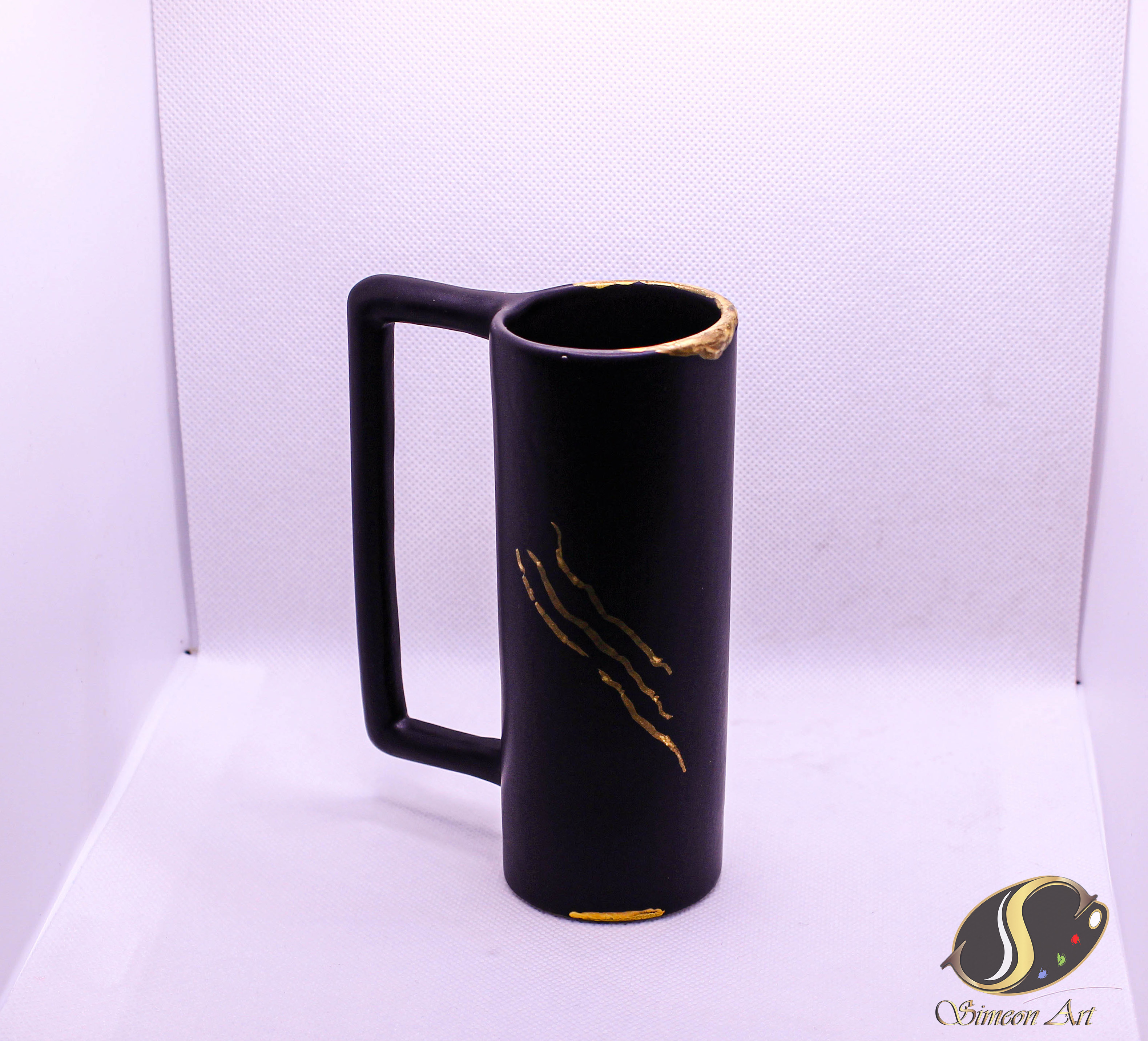 Black Ceramic Mug