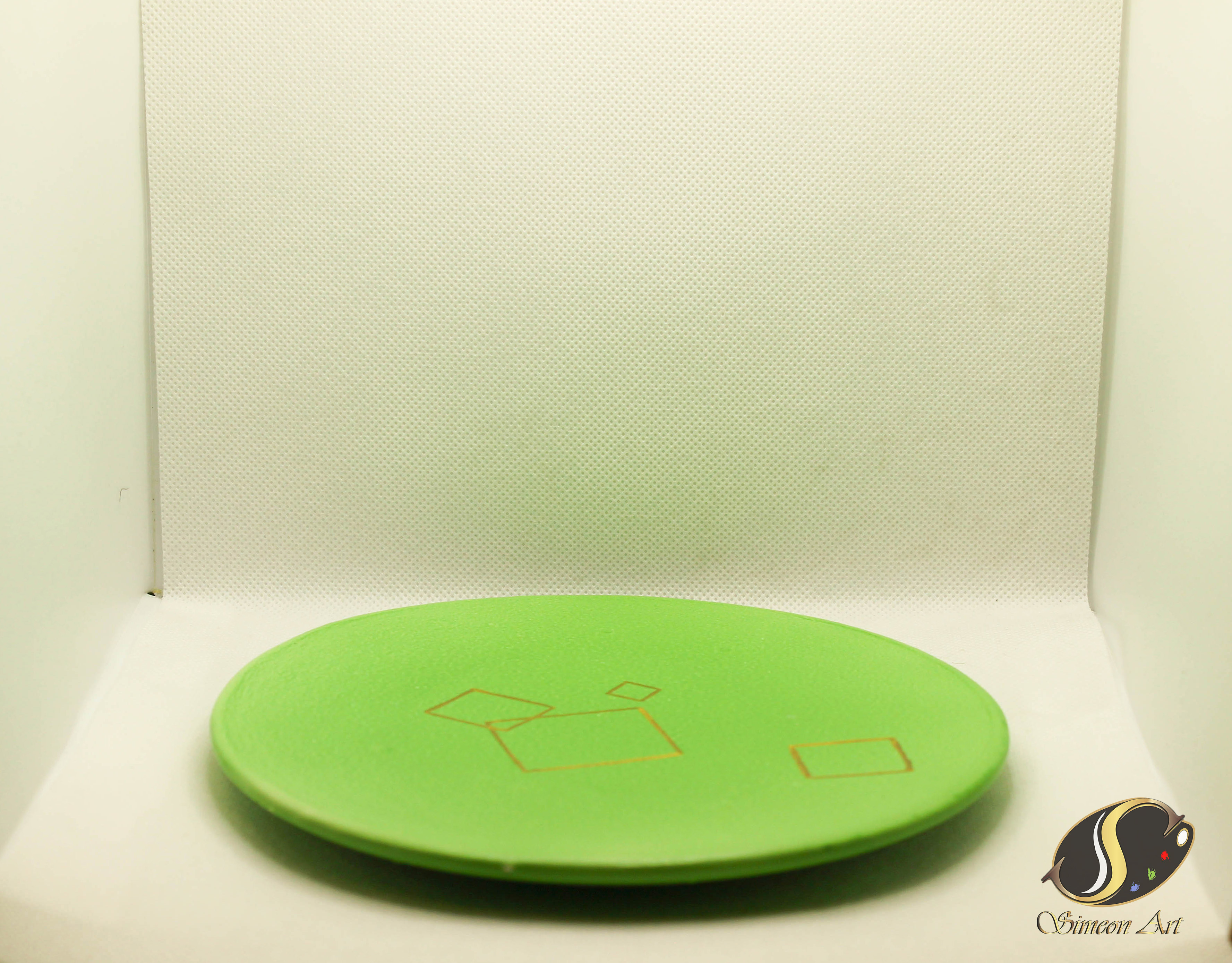 Green Decorative Plate