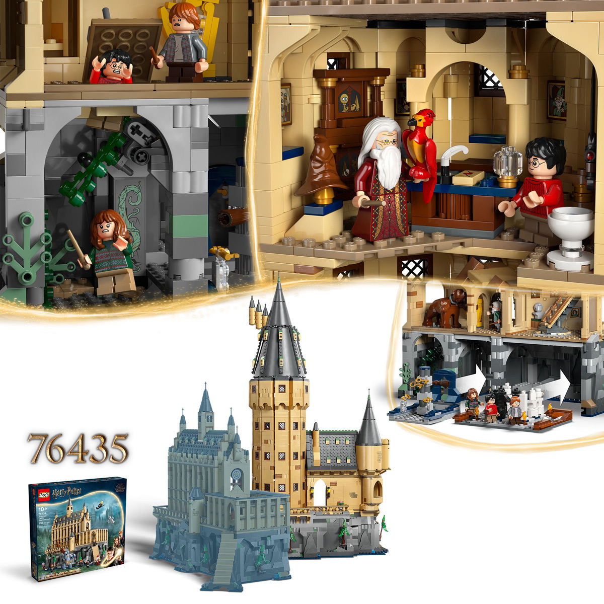 LEGO Harry Potter Hogwarts Castle The Main Tower Construction Set 76454