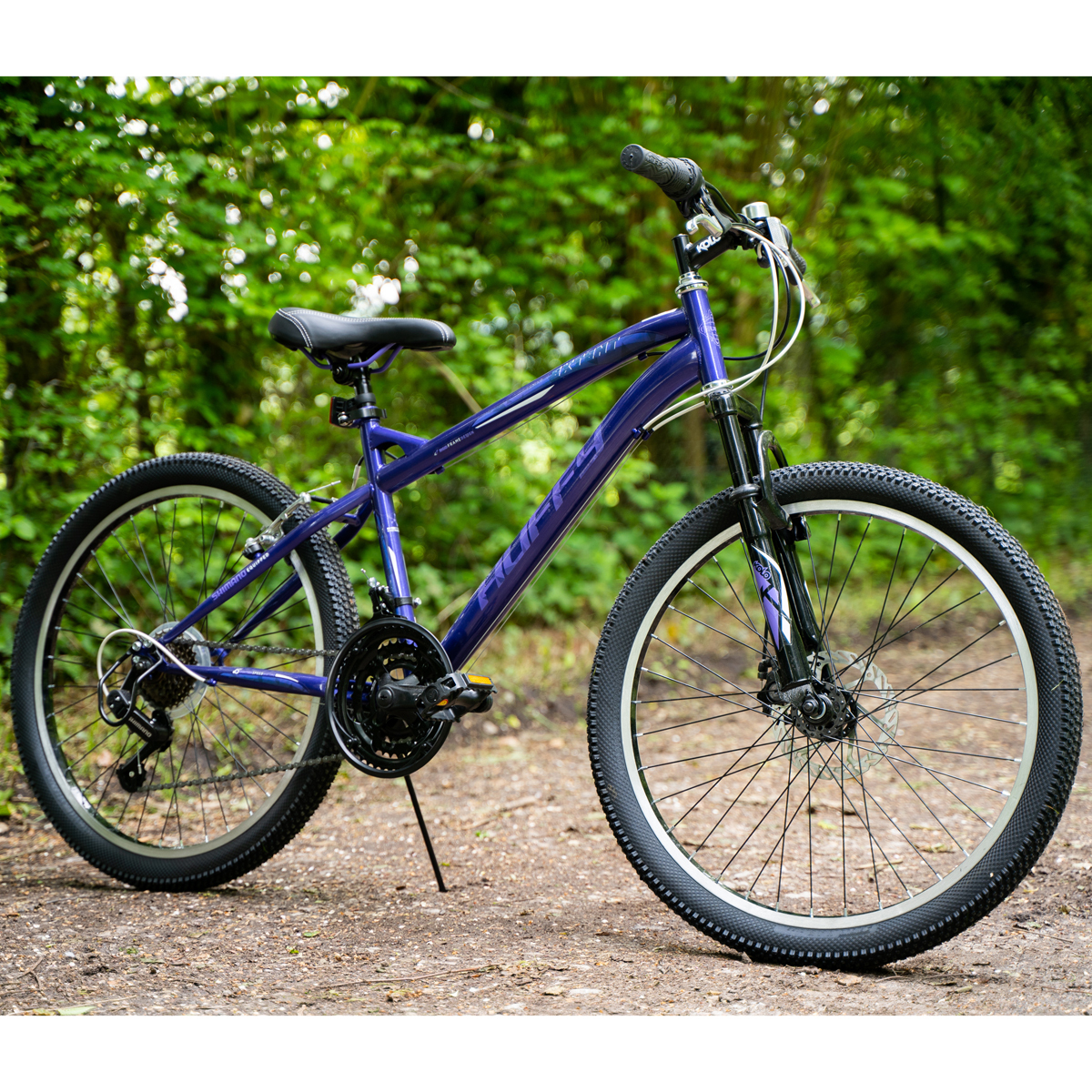 Huffy Extent 18-Speed 24" Mountain Bike - Cobalt Blue