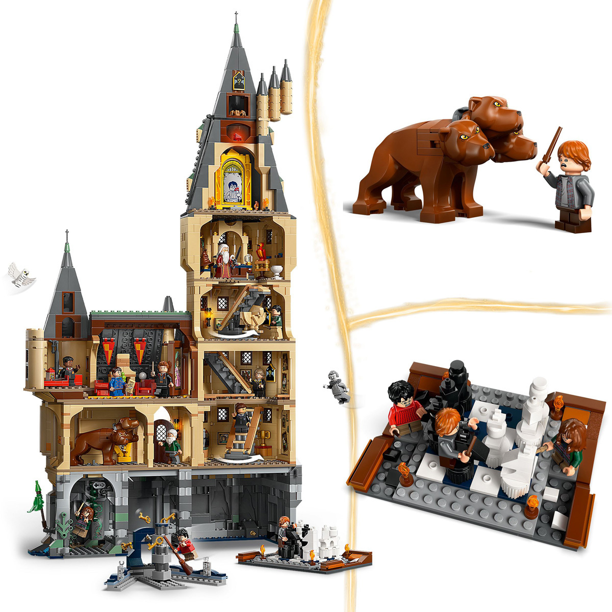 LEGO Harry Potter Hogwarts Castle The Main Tower Construction Set 76454