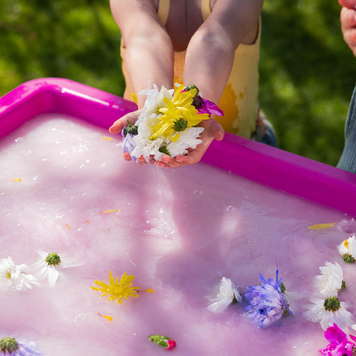 Toyrific Sensory Play Tray Activity Table Pink