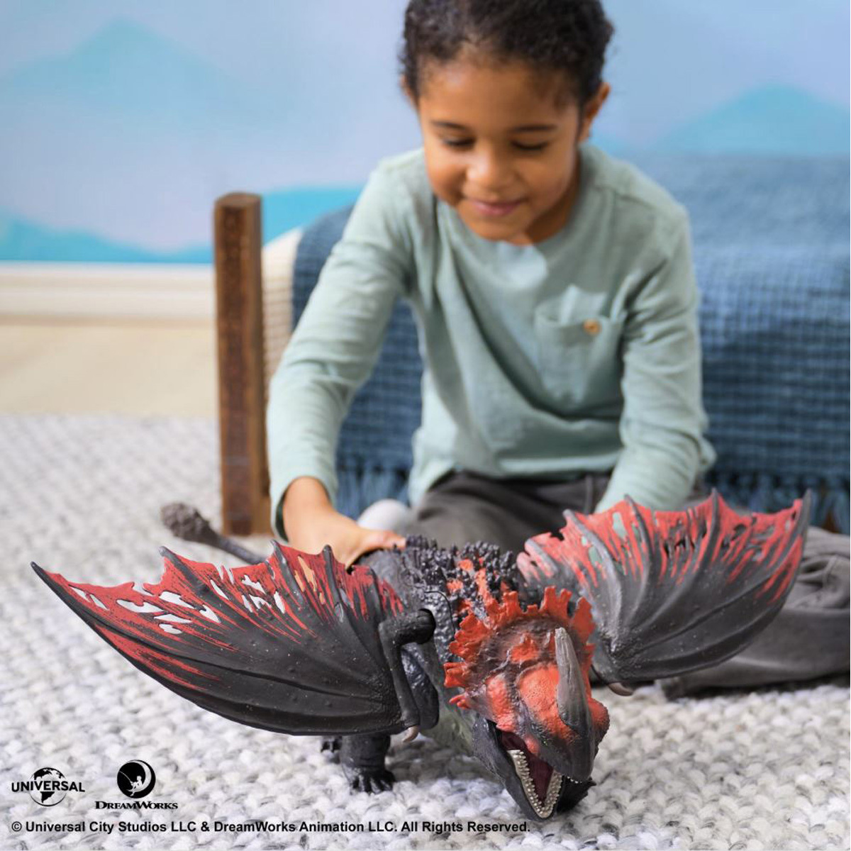 How to Train Your Dragon Titan Red Death Figure