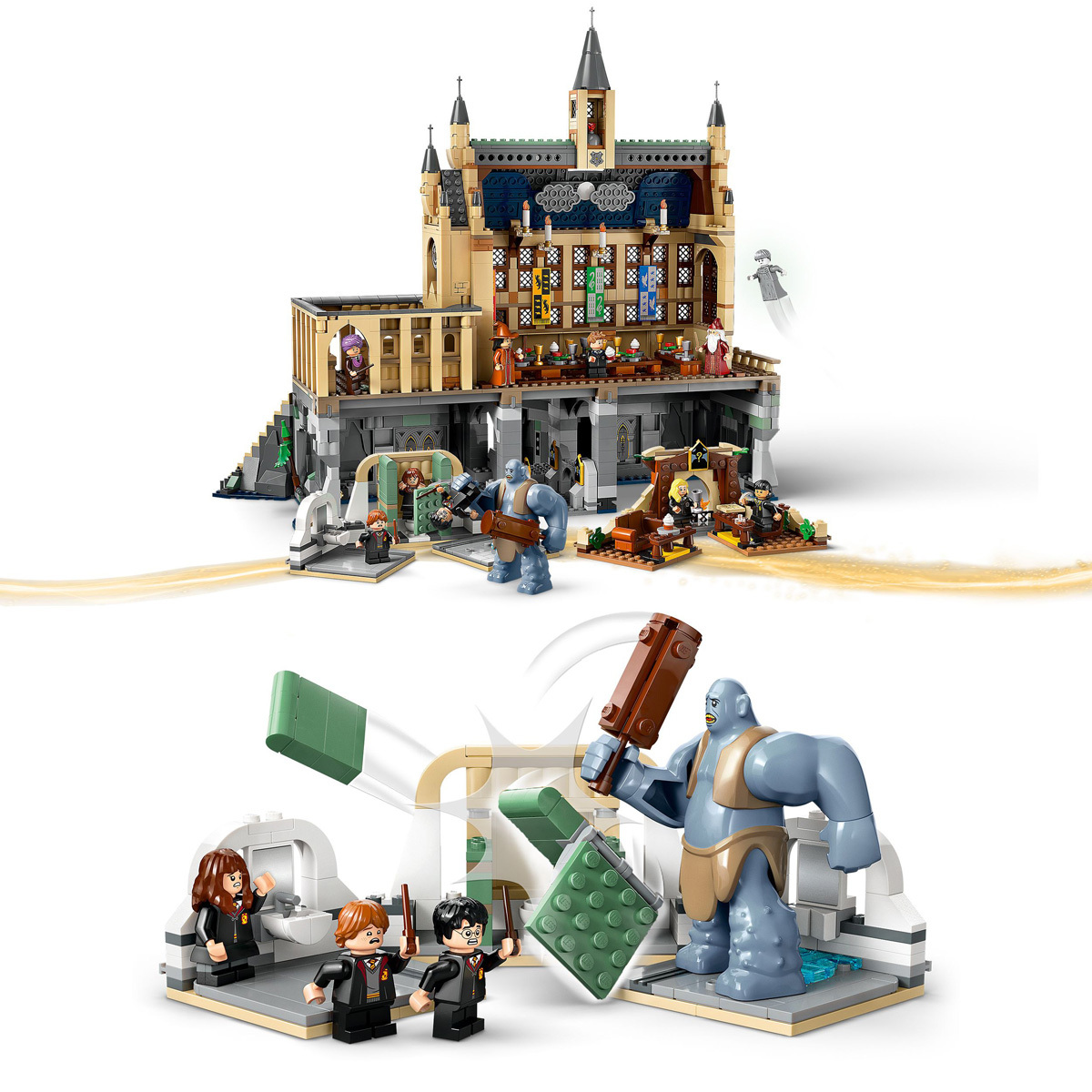 LEGO Harry Potter Hogwarts Castle The Great Hall Construction Set 76435 New