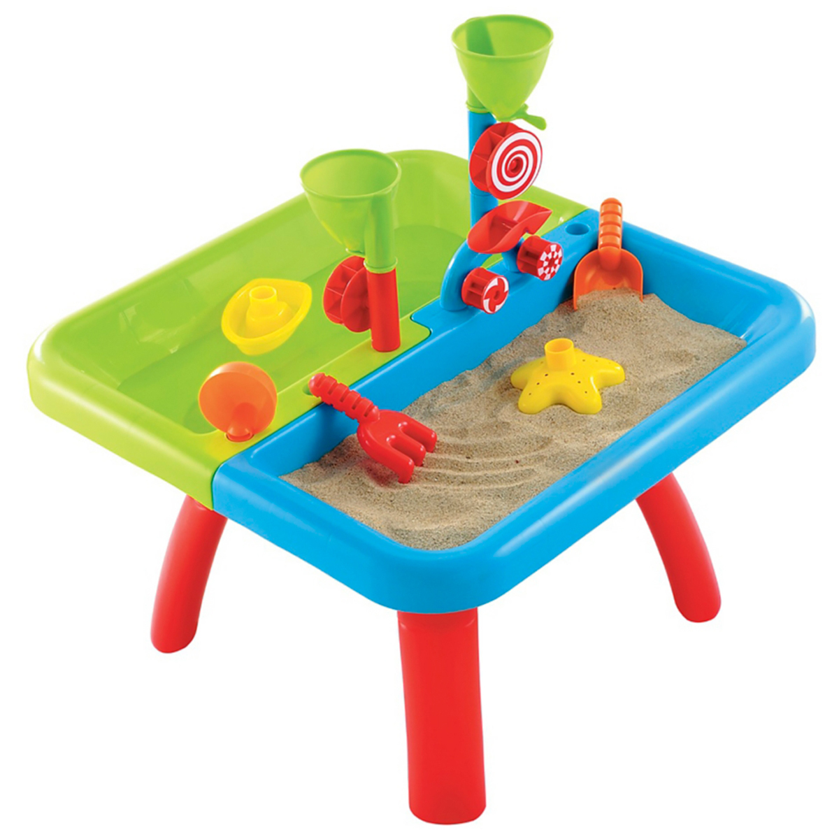 Early Learning Centre Sand & Water Table with Lid & Accessories (H42cm)