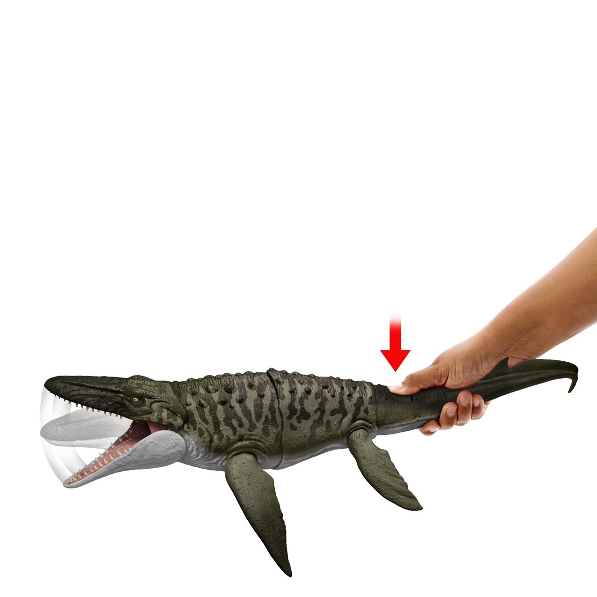 Jurassic World Mosasaurus Dinosaur Bite 'N Blast Rebirth