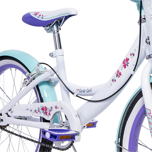Huffy Girly Girl 20" White Bike