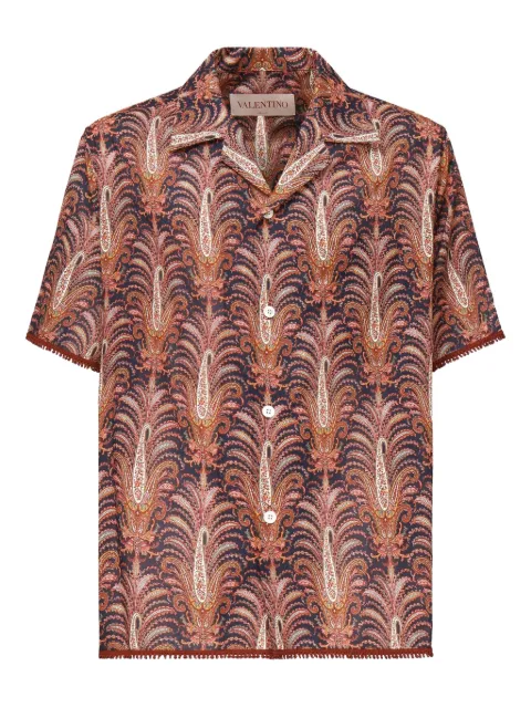 Valentino Patterned Short-Sleeve Shirt