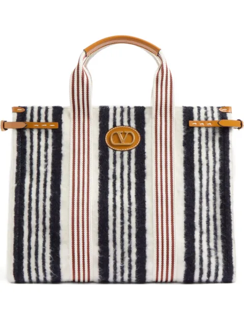 Valentino Garavani striped tote bag
