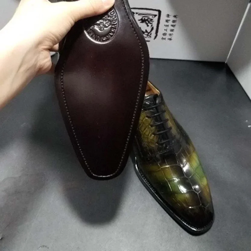 Handcrafted Leather Oxford Shoes