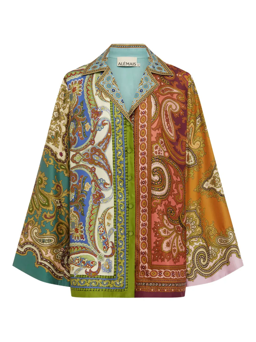 Alemais Paisley Patchwork Shirt