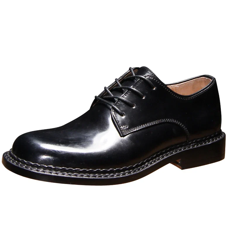 Black Leather Oxford Shoe