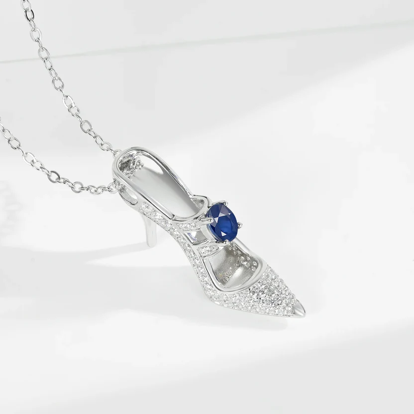 Elegant Shoe Pendant Necklace
