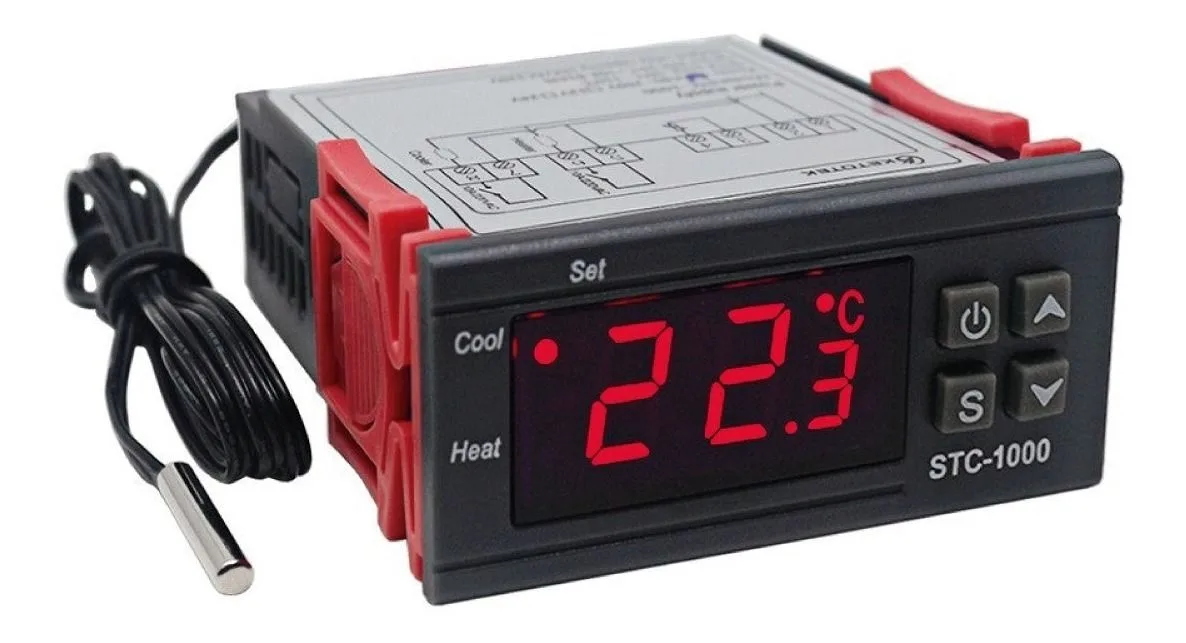 Controlador de temperatura digital STC-1000
