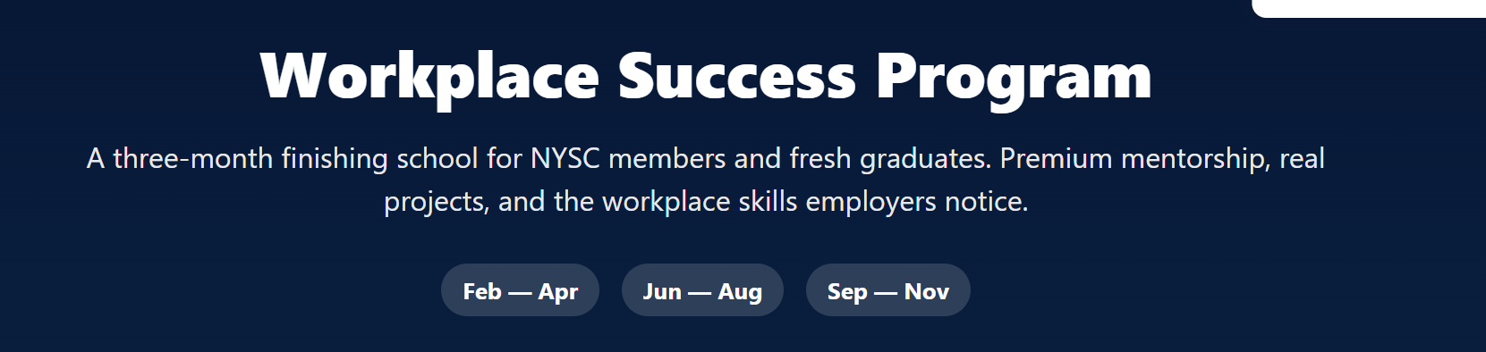 Workplace Success Program: Career Builders Hub