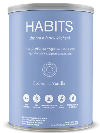 Proteína Vegana Habits Vainilla Probiotica
