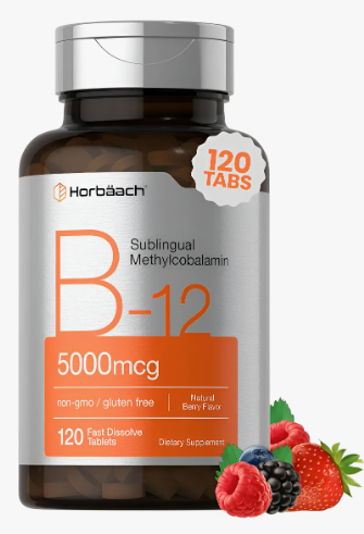Tabletas sublinguales de vitamina B-12