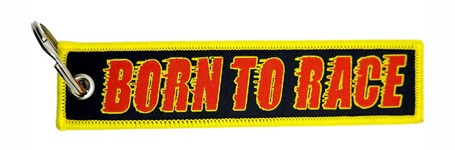 Born to Race Keychain
