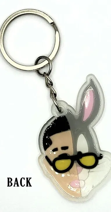 Cartoon Bad Bunny Keychain