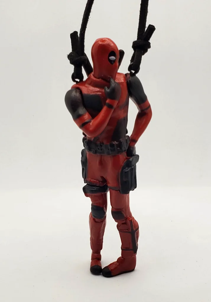 Deadpool Cartoon Rearview Mirror Pendant – Mini Action Figure Toy
