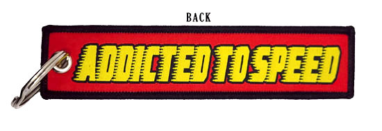 Addicted to Speed Keychain