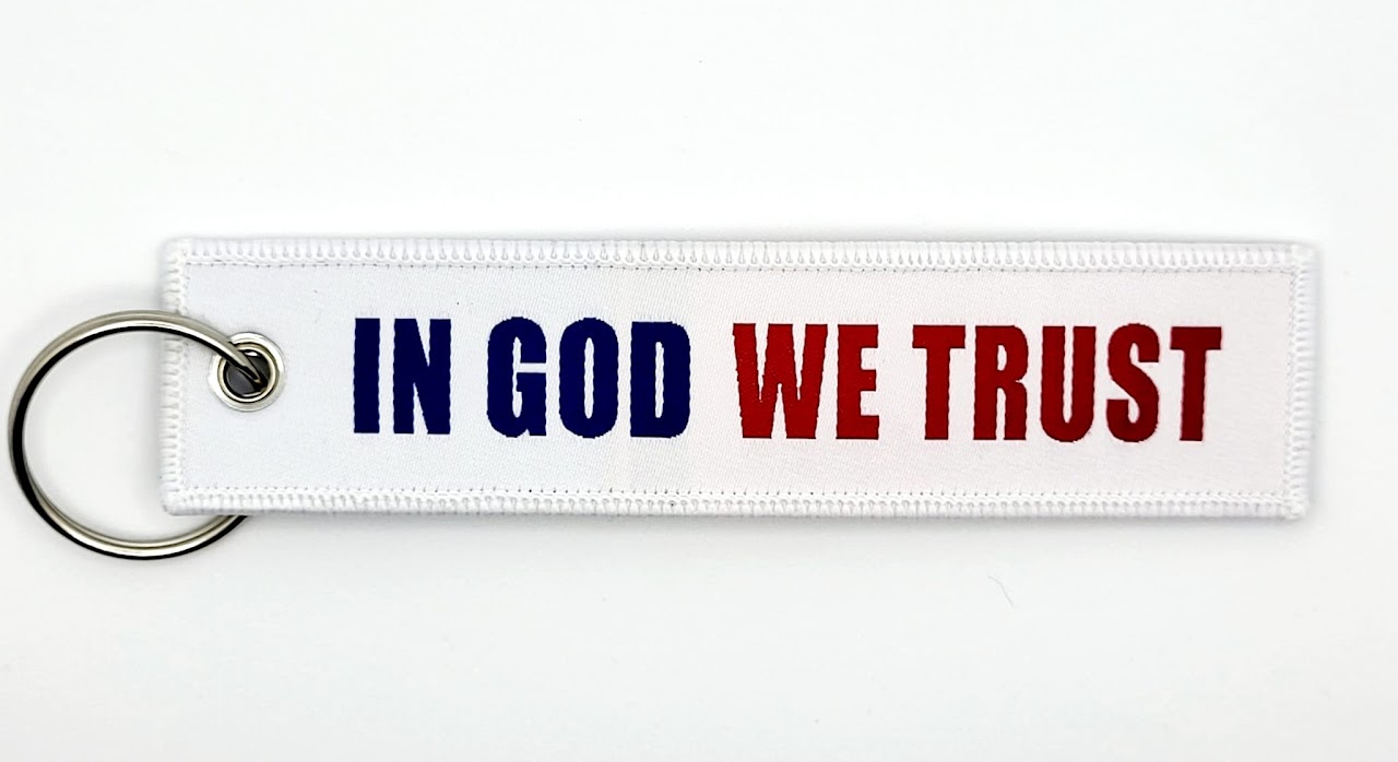 American Flag Keychain