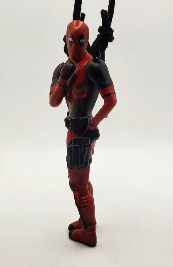 Deadpool Cartoon Rearview Mirror Pendant – Mini Action Figure Toy