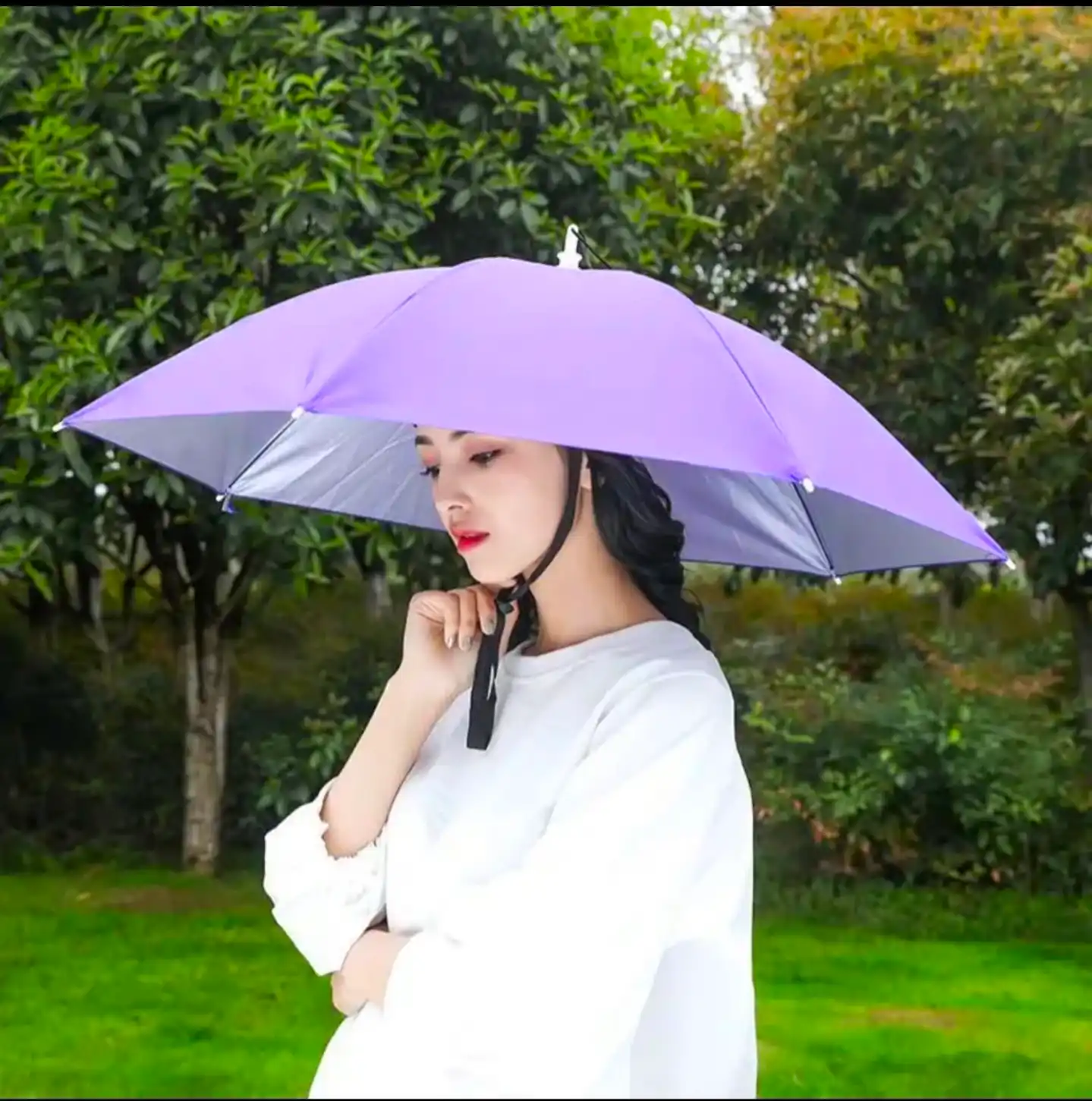 Hands-Free Umbrella for Outdoor Use | Ideal for Fishing, Camping, Hiking & Work