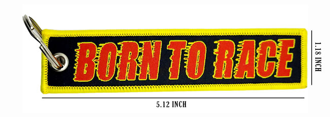 Born to Race Keychain