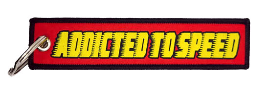 Addicted to Speed Keychain
